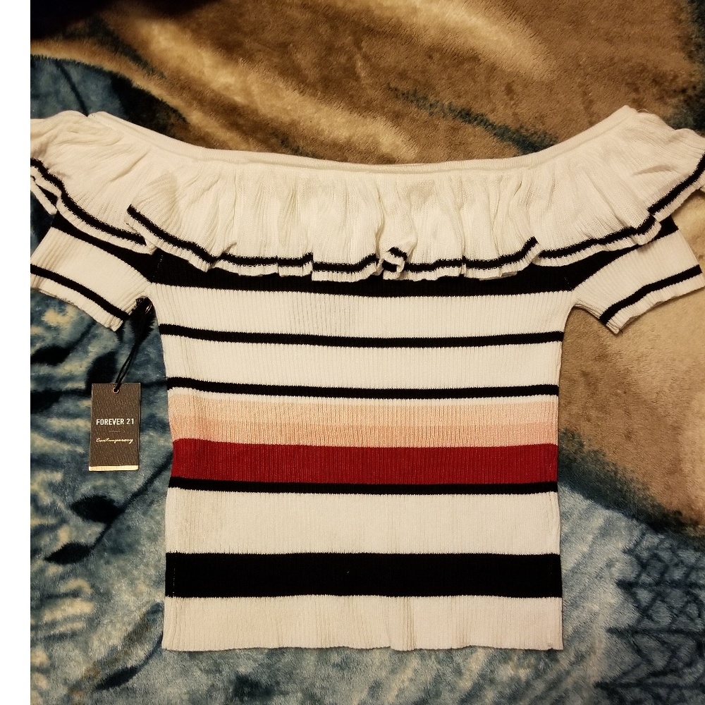 Off the shoulder top.